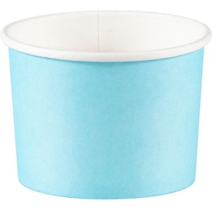 8 Pots  bonbons Bleu Ciel