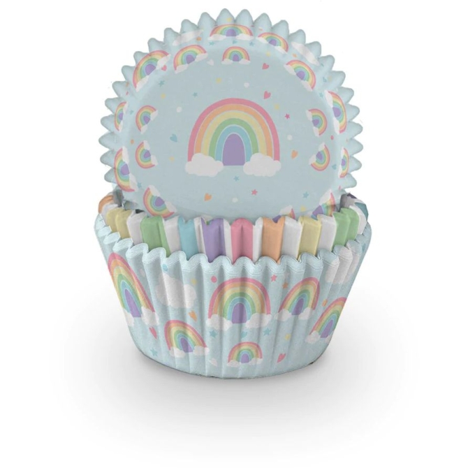 75 Caissettes - Rainbow Pastel 