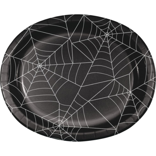 8 Assiettes Bols Halloween Toile d Araigne 