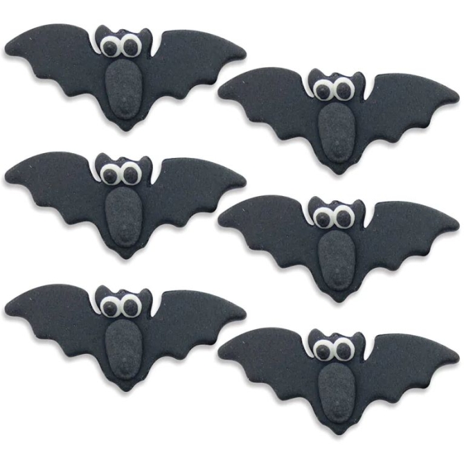 6 Décors Chauve-Souris -  Sucre 