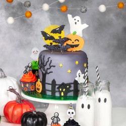 6 Décors Chauve-Souris -  Sucre. n°1