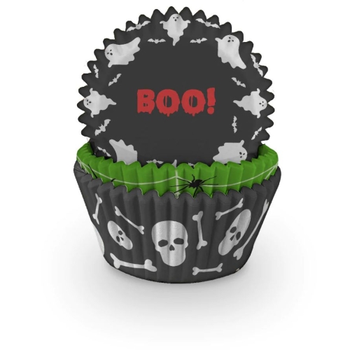 75 Caissettes  Cupcakes Halloween - BOO 