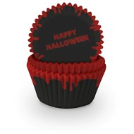 75 Caissettes à Cupcakes Halloween - BOO