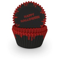 75 Caissettes  Cupcakes Halloween - BOO