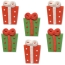 6  Dcors Paquets Cadeaux (4,2 cm) - Sucre