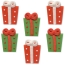 6 Décors Paquets Cadeaux (4,2 cm) - Sucre