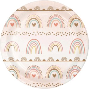 8 Petites Assiettes Boho Rainbow
