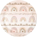 8 Petites Assiettes Boho Rainbow. n1