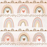 Contient : 1 x 16 Serviettes Boho Rainbow