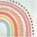 16 Petites Serviettes Boho Rainbow. n1