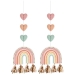 Contient : 1 x 2 Dcorations  suspendre Tassel Boho Rainbow. n6