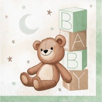 Contient : 1 x 16 Serviettes Teddy Bear