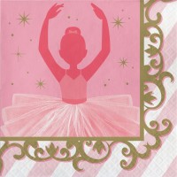 Contient : 1 x 16 Serviettes Danseuse Etoile