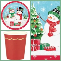 Boite  fte Bonhommes de Neige