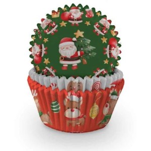 75 Caissettes à Cupcakes Noël