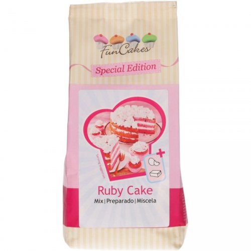 Funcakes Edition Spécial pour Gâteau Mix Ruby Cake - 400g 