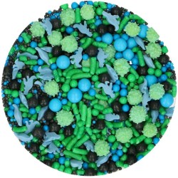 FunCakes Medley Paillettes - Dino - 65g. n1