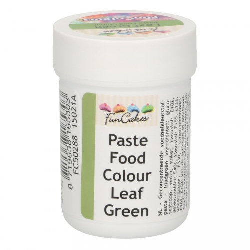 FunCakes Pâte Colorante Alimentaire FunColours - Vert Feuille 30g 