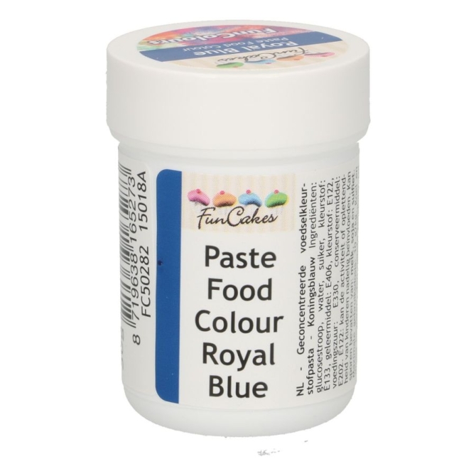 FunCakes Pte Colorante Alimentaire FunColours - Bleu Royal 30g 
