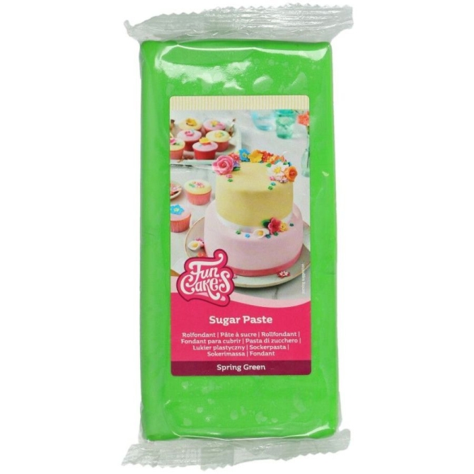 FunCakes Pâte à Sucre Vert - 1kg 