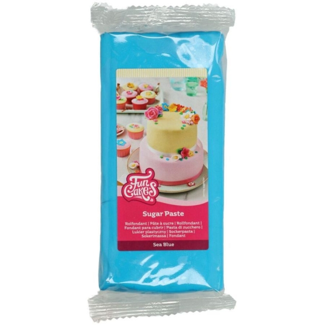 FunCakes Pâte à Sucre Bleu - 1kg 