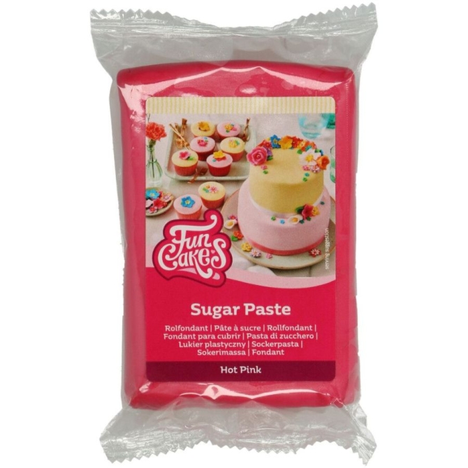 FunCakes Pte  Sucre Rose Fonc - 250g 