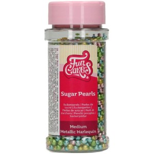 FunCakes Perles Mtalliques Arlequin - 80g