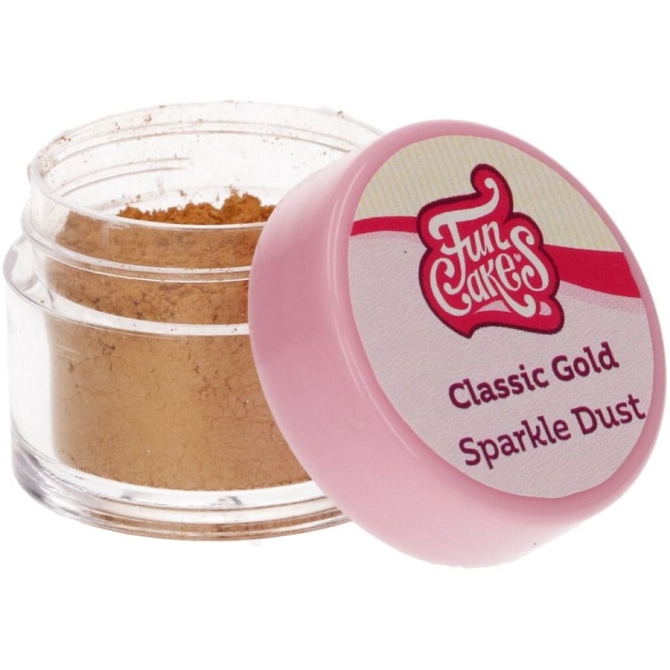 FunCakes Poudre Alimentaire Scintillante - Or 
