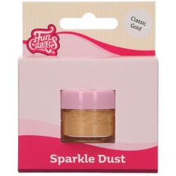 FunCakes Poudre Alimentaire Scintillante - Or. n1