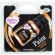 Peinture comestible Mtallique Cuivre - 25 ml