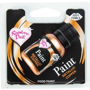 Peinture comestible Mtallique Cuivre - 25 ml