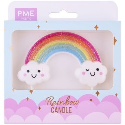Bougie - Arc-en-Ciel Pailleté. n°1