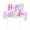 Bougie PME - Happy Birthday Rose Pastel images:#0