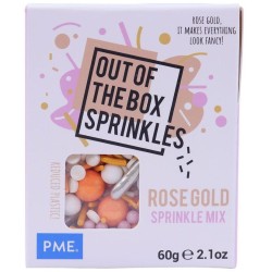 Out of The Box Sprinkles - Rose Gold. n3