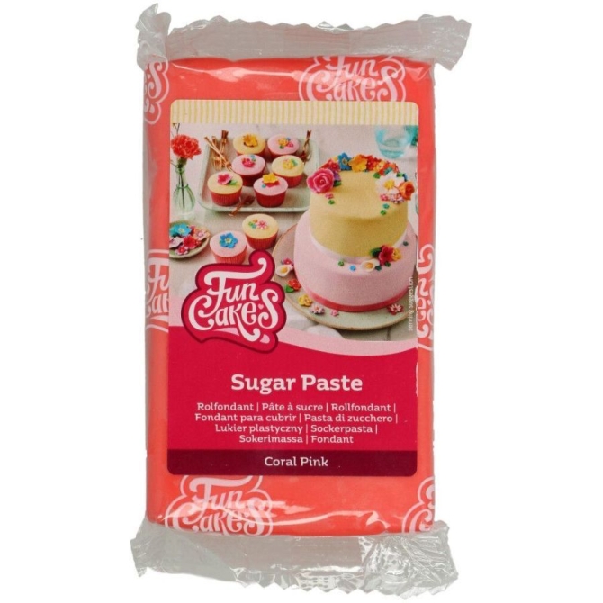 FunCakes Pte  Sucre Rose Corail - 250g 