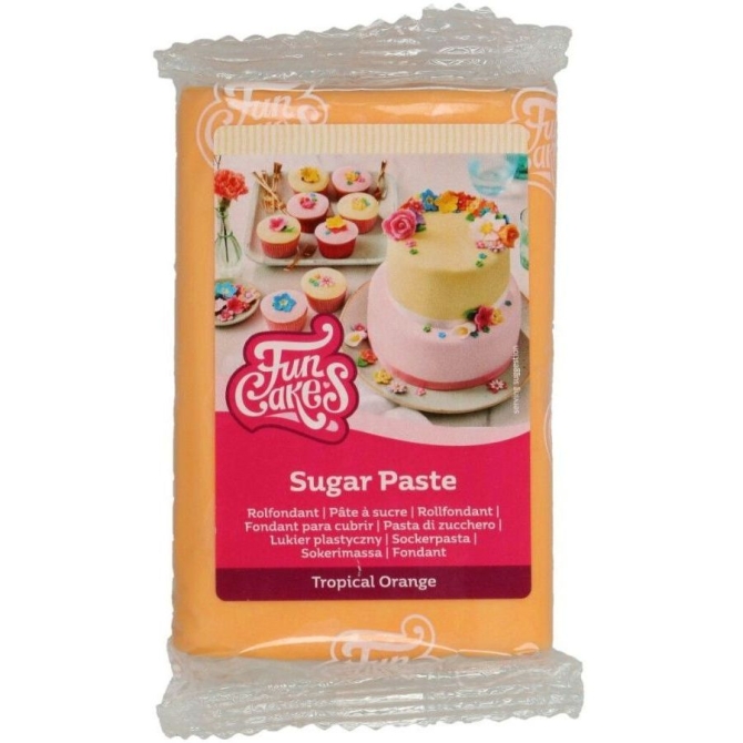 FunCakes Pte  Sucre Orange Tropical - 250g 