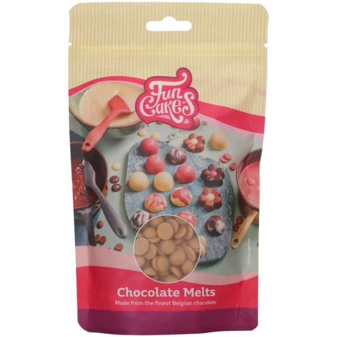 Funcakes Chocolat Melts Or  - 200g 