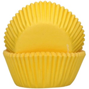 48 Caissettes  Cupcakes - Jaunes