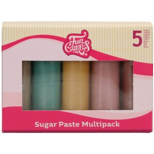 FunCakes Pte  Sucre Multipack Earth Colors  - 5x100g