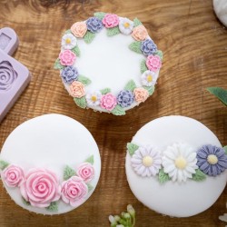 Moule en Silicone - Fleurs Miniatures. n°1