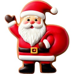 Emporte-pièce Père Noël – 10 cm – Wilton. n°1