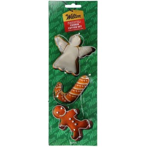 Set de 3 Emporte-pièces Bonhomme en Pain d'Épice, Sucre d'Orge et Ange – Wilton