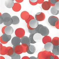 Confettis Mix 15g - Rouge/Blanc/Argent