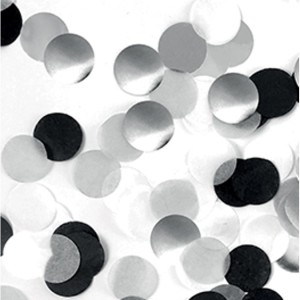Confettis Mix 15g - Gris/Noir/Blanc