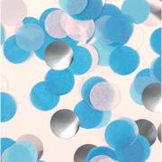 Confettis Mix 15g - Bleu/ Blanc/Argent