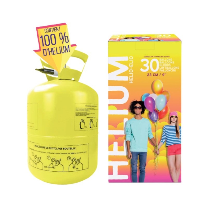 Bouteille Hélium - 30 Ballons