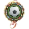 Wang Football Pinata mignon décoration de fête danniversaire jeux denfants jouent au football Pinata 