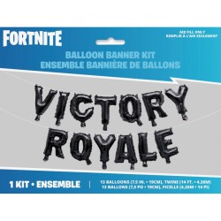 Guirlande 13 Ballons Fortnite - Victory Royale. n1