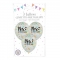 3 Ballons Confettis Multicolores - Merci du Fond du Coeur images:#2