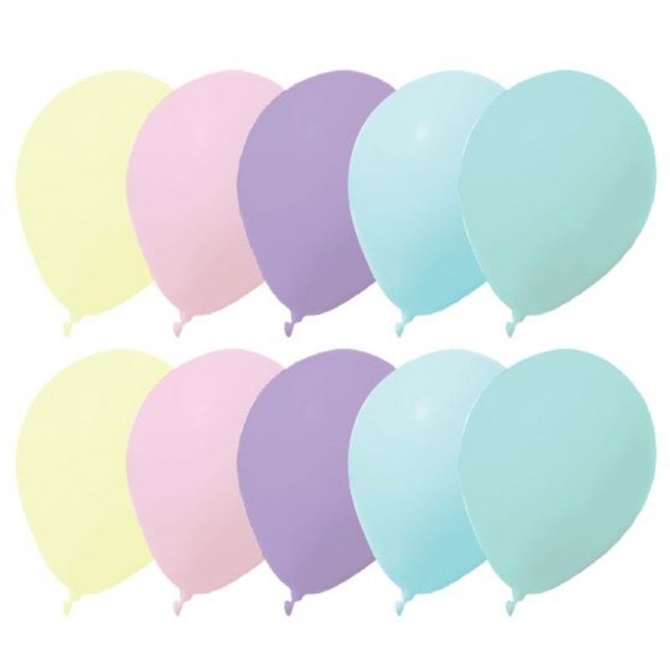 10 Ballons Pastel 